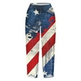 thumbnail image 5 of Tnhcen Women's Summer Loose Fit Wide Leg Pants with Patriotic Print – Casual Basic Style for 4th of July Festive & Comfy S-5XL, 5 of 5