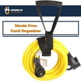 thumbnail image 5 of Journeyman-Pro 30A RV Power Extension Cord TT30 Locking Female (Safety Yellow), Black Grip Handle w/Power Indicator - 15, 25, 50 Feet Length 125V - 30 AMP, TT-30P to TT-30R(Twist Lock), (50 Feet) …, 5 of 6