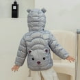 thumbnail image 6 of Chenyin Kids Baby Winter down Cotton Jacket Coats for Boys Girls Light Puffer Padded Jacket Ears Hoods Infant Fall Winter Warm Outerwear for Unisex 9M-6T, 6 of 9