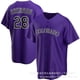 thumbnail image 2 of Uniforme de béisbol, camiseta del equipo Rocky, versión para fanáticos del comercio exterior, al , Rockies 19# 28#BLACKMON, seco, 2 of 5