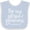 Blue and White, variant on Inktastic Shakespeare Be Not Afraid of Greatness Boys or Girls Baby Bib