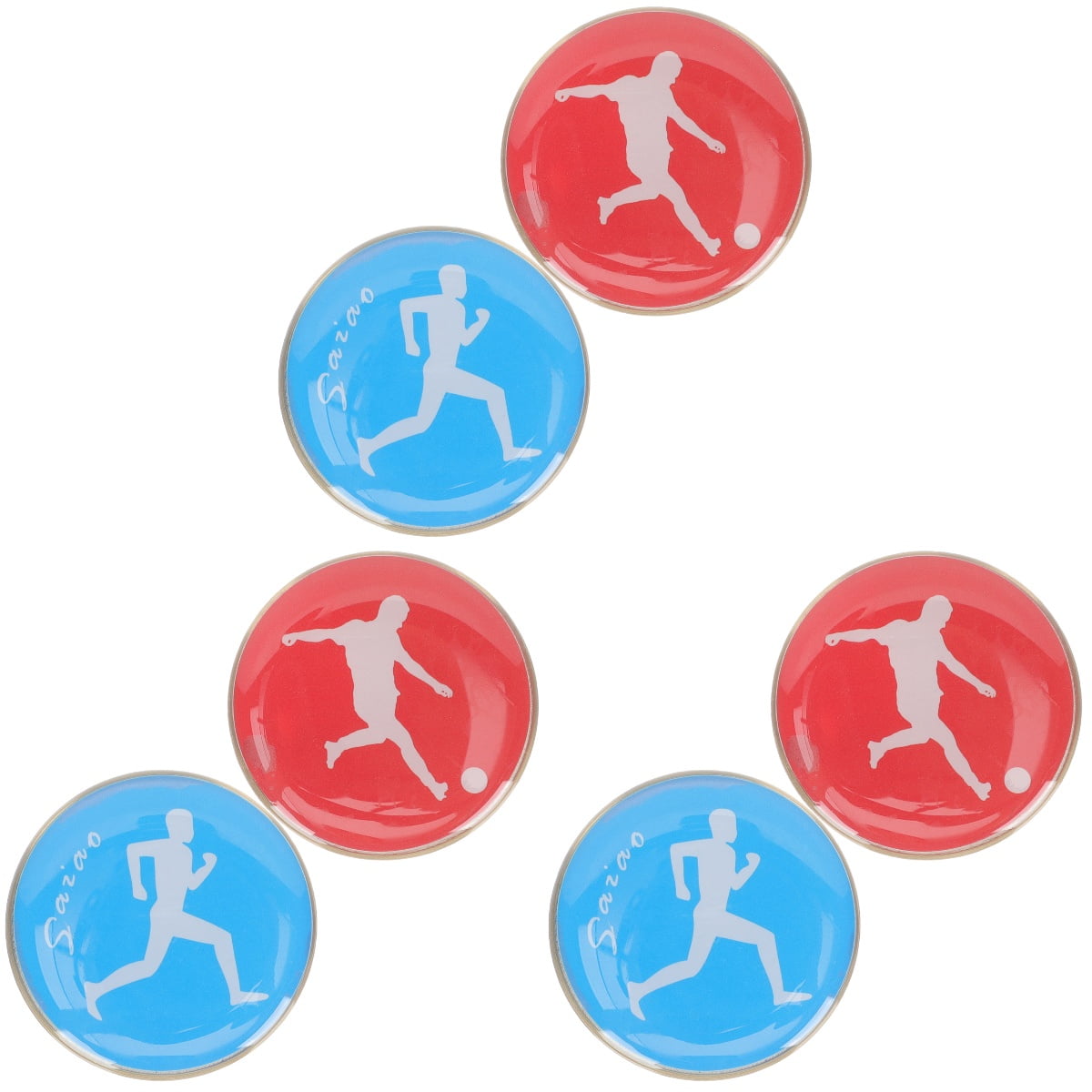 NUOLUX 6 Pcs Volleyball Referee Flip Practical Referee Coins Contest