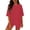 Set-338Red, variant on LEWKW Womens Polka Dot Biker Shorts Sets Oversized T-Shirt & Tight Bottoms Casual Summer Outfits Activewear Streetwear Loungewear 2 Piece Tracksuits