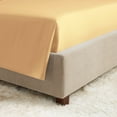 thumbnail image 5 of Empyrean Queen Sheet Set (4 PC), 16” Deep Pocket Queen Size Sheet Set, Queen, Camel Gold, 5 of 7