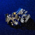 thumbnail image 4 of HEVIRGO Luminous Ring Adjustable Rust-proof Copper Dragon Shaped Fashion Jewelry Ring for Boy,2, 4 of 10