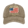thumbnail image 4 of USA 250th Anniversary Hat 1776–2026 Patriotic Embroidered Flag Map Baseball Cap Unisex, 4 of 7