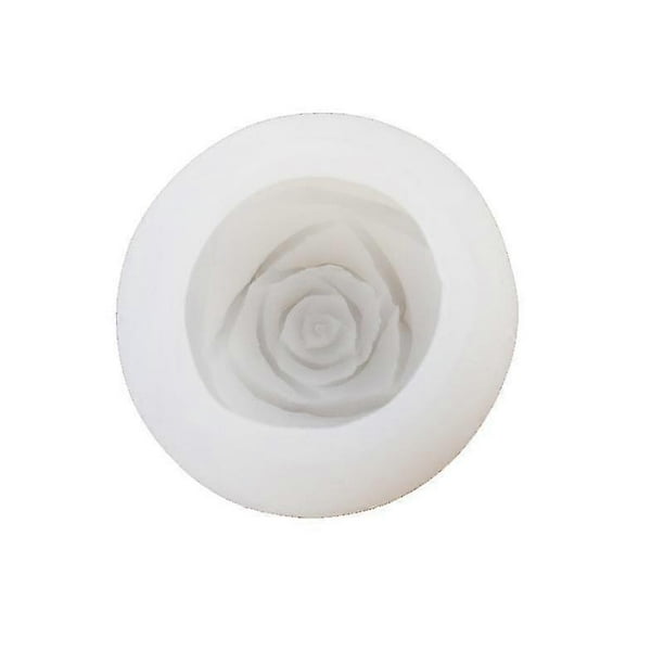 2 Piece Rose Shape Silicone Mold, Chocolate Cake Soap Candy Pastry Candle Dessert Mousse Flower Rose Shape Silicone Mold, 3D Design Big Rose Silicone