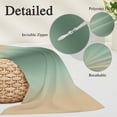 thumbnail image 2 of Sage Green Yellow Ombre Pillow Covers, Linen Long Throw Pillow Case, Farmhouse Modern Gradient Art Holiday Pillow Protector Decorative Cushion Cover for Living Room/Bedroom 24" x 36", 2 of 8