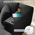 thumbnail image 3 of 109" Modular Cloud Sectional Sofa, 7-in-1 Boneless Couch with Chaise, Zero Assembly Deep Seated Plush Corduroy Sofa for Living Room, 3 of 9