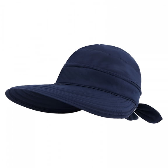 TELOLY Simplicity Hats for Women Upf 50 Uv Sun Protective Convertible Beach Visor Hat