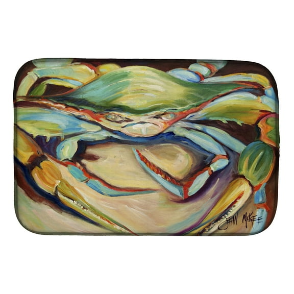 Blue Crab Dish Drying Mat