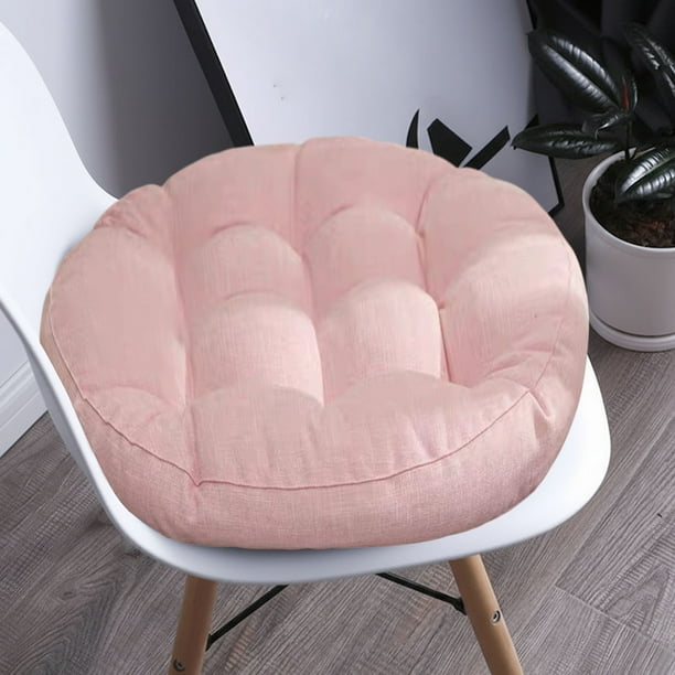 Cojín para silla, color liso, relleno grueso, ideal para sillas de cocina, comedor o patio.