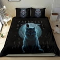 thumbnail image 4 of Juego de cama Vikingo, Fenrir Vikingo Lobo y Luna RLT12, 4 of 6