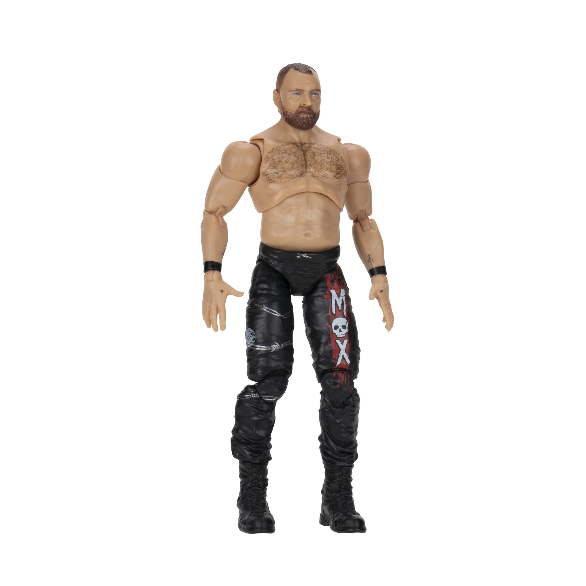 AEW Unrivaled Supreme Jon Moxley - 6-Inch Jon Moxley Figure with Soft Entrance Tops, Alternate Limbs and Accessories