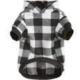 thumbnail image 1 of Sudadera con capucha para perro a cuadros, suéter de lana con capucha y bolsillos, exterior cálido y suave MFZFUKR CPB-DE-LYY1981-4, 1 of 5