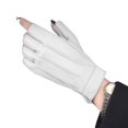 thumbnail image 6 of Genuine Leather Women Half Finger Dress Gloves, 6 of 6