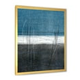thumbnail image 2 of Designart 'Grey Meet Teal Abstract Art' Modern Framed Art Print, 2 of 4