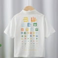 thumbnail image 3 of Boys Polo Shirts Short Sleeve White Button Up Shirts Pullover School Uniform Collar Shirt, 3 of 4