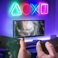 thumbnail image 2 of LED Neon Light Signs, Gamer Neon Sign Geometry Art for Room Decor, Gaming Wall Light for Kids Teens & Boys, 2 of 5