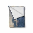 thumbnail image 2 of Clouds Soft Flannel Fleece Throw Blanket, Majestic Rain Storm Clouds over the Sky High Above the Ground Environment Scenery, Cozy Plush for Indoor and Outdoor Use, 70" x 90", Blue White, by Ambesonne, 2 of 6
