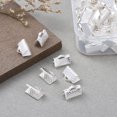 thumbnail image 2 of Shisuyan Cord End Fasteners Stainless Steel 2 Sets 0.39X0.28X0.20In, 2 of 9