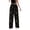 Black-2, variant on Christmas Pajama Pants Women Elastic Waist Loose Casual Festive Print Flannel Lounge Pants Christmas Pj Bottoms