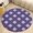 Flannel, variant on Purple Diamond Grid Color Round Area Rugs for Bedroom Living Room, 4FT Soft Indoor Circle Carpets, Carpet Home Decor Floor Mat