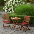 thumbnail image 3 of ARDEN Indoor/Outdoor Foam Seat Pad, 2 Pack, 17 x 16, Patio Cushion, Water repellent, Fade Resistant, Foam Cushion Ruby Red Leala, 3 of 8