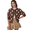Brown, variant on Women's Casual Polka Dot Knit Cardigan Crewneck Button Down Long Sleeve Sweater