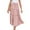 Pink, variant on RKSTN Skirts for Women 2024 Summer Cute High Waist Ruffle Skirt Solid Color Adjustable Drawsting Swing Beach Mini Skirt