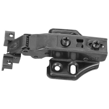 HOMEMAXS Mute Cabinet Door Hinge Steel Closing Hinge Glass Door Hinge Overlay Hinge Kitchen Cabinet Hinge Satin Hidden Hinge