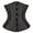 Black, variant on Corset Top for Women Waist Training Sexy Lingerie Cosplay Shaperwear Waist Cincher Black