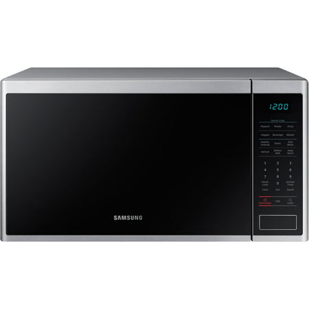 Samsung 1.4 cu. ft. Countertop Microwave- Stainless (Best Cleaner For Samsung Stainless Steel Refrigerator)