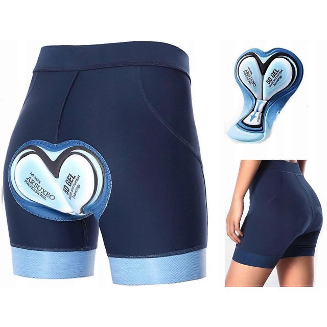Arsuxeo Cycling Shorts with 5D Gel Liner for Women Sport Bike XL
