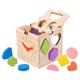 thumbnail image 1 of Juguete clasificador de formas geométricas con caja de inteligencia de madera para niños que aprende a clasificar, 1 of 8