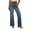 Royal Blue A1, variant on Lodgix 2025 Women High Waist Front Seamed High Rise Wide-Leg Jeans Straight Leg Loose Washed Long Jeans Pants Trousers Royal Blue L
