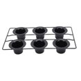 thumbnail image 2 of Sartén Para Popover De 6 Tazas Para Hornear, Utensilios Para Hornear De Acero Al Carbono Resistentes, Antiadherentes, Profundos, Fáciles De Limpiar Para Pudín, Muffins, Popovers, 2 of 7