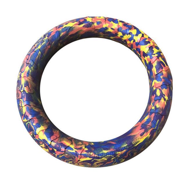 CSChome Jouet pour Chien Indestructible Jouet pour Chien - Anneau d'Entraînement Interactif Flottant et Résistant aux Morsures pour Activité Extérieure