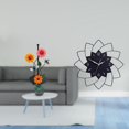 thumbnail image 2 of Dispensador De Pañuelos Acrílico Y Reloj De Pared Decorativo Con Forma De Flor. Dispensador Vertical Antideslizante Con Reloj Colgante Silencioso Para Decoración Del Hogar, Dormitorio O, 2 of 8