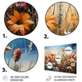 thumbnail image 3 of Designart "Pointillism Dot Art of Nature s Bouquet of Wildflowers II" Floral Metal Wall Art, 3 of 5