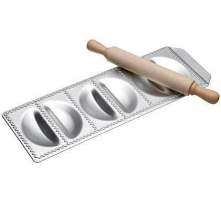 CucinaPro 127-06 Raviolamp Pasta Molds, 6-Pierogi