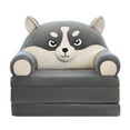 thumbnail image 2 of Giyblacko CushionPlush Foldable Kids Sofa Backrest Armchair 2 In 1 Foldable Children Sofa Cute Cartoon Lazy Sofa Children Flip Open Sofa Bed For Living Room Bedroom Without Liner Filler, 2 of 4