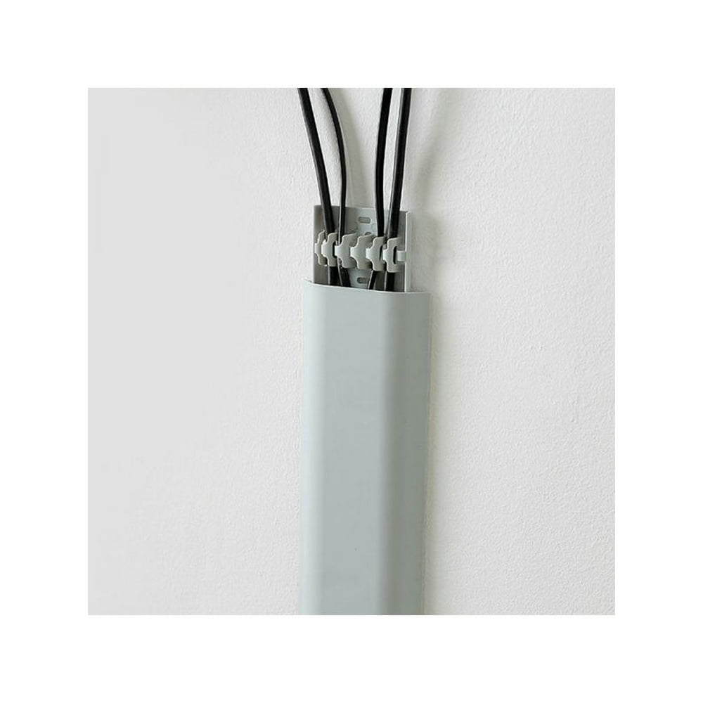 Wall Mount TV Cord Cover Cable Hider Raceway Paintable Wire Organizer