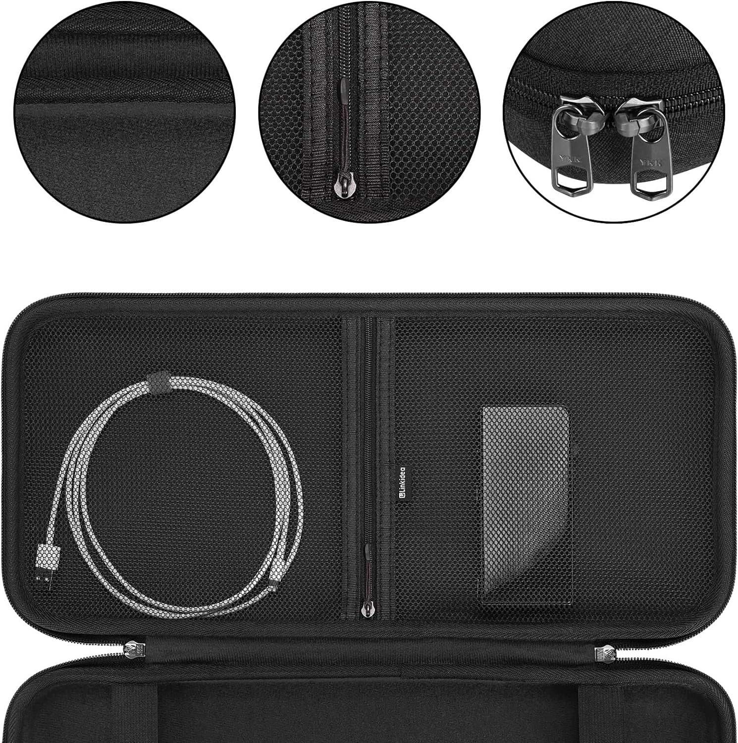 Hard Travel Case Compatible with TKL Tenkeyless Wireless/Wired Keyboard, Computer 87 Keys Keyboard Carrying Case Protective Storage Box Bag