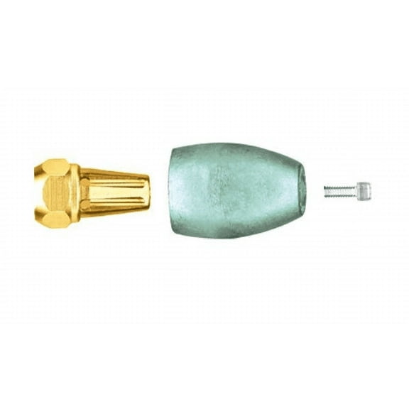 Mercruiser Bravo 3 (2003 & Earlier) Propeller Nut With Aluminum Anode - Complete