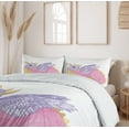 thumbnail image 5 of Ambesonne Cartoon Duvet Cover Sets, Lady Dragon Posing, 2-King, Pale Pink Lavender, 5 of 6