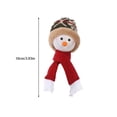 thumbnail image 2 of Kearding Paño Navidad Botella de vino Decoración Reutilizable Decorativo Muñeco de nieve Forma Hogar Centro comercial Cubierta temática de Navidad Kits de decoración para fiestas Bufanda Kearding HA068931-01, 2 of 6