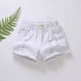 thumbnail image 1 of UAYOTSE Girls Summer Shorts Pants for Toddler Kids 2T 3T 4T 5T Summer Casual Pull on Cotton Shorts Baby Elastic Waist Short,Sizes 18-24 Months, 1 of 3