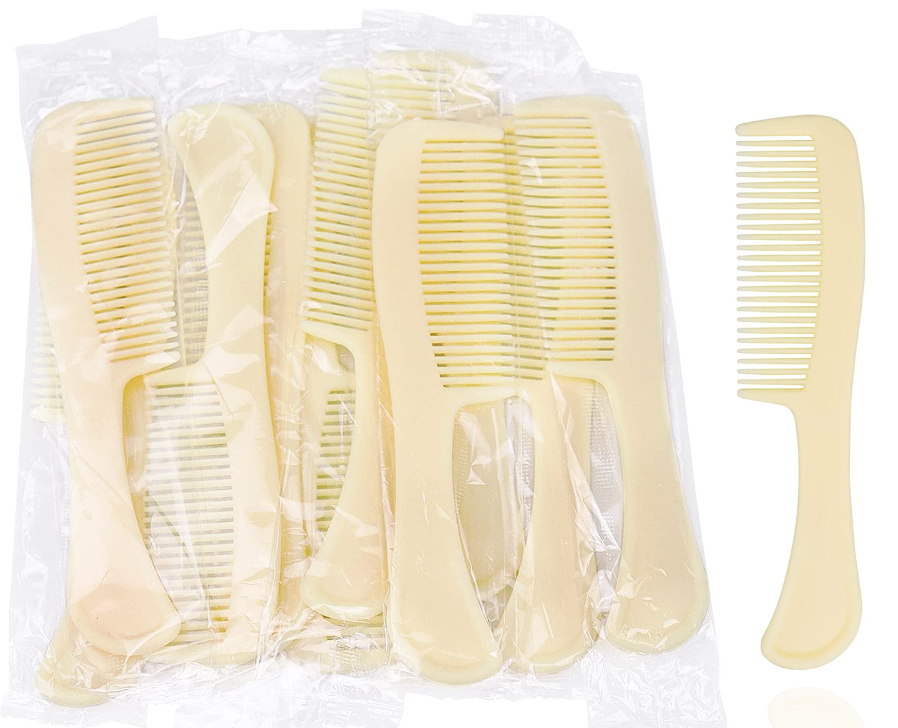 SLequipo Bulk Combs Individually Wrapped, 20 Pack Widen Hair Combs In