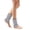 Grey, variant on Thermal Haven Leg Warmer Acrylic Fibers Y2K Alternative Fashion Style, Slouchy Design Black One Size